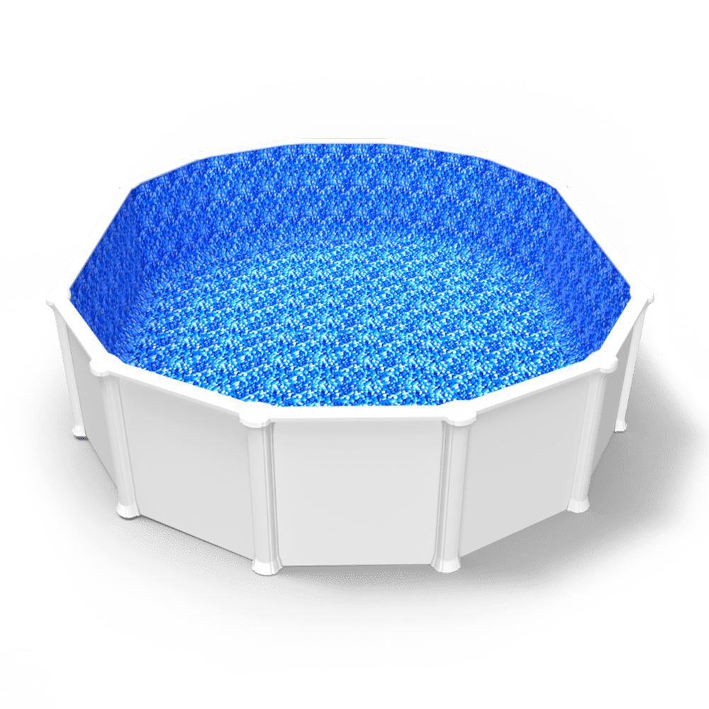 Stoney Creek Beaded Pool Liner in an Oval Above Ground Pool