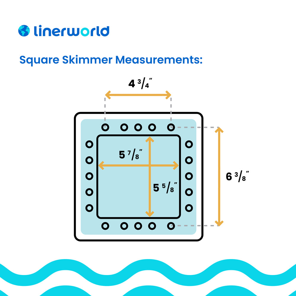 Square Deluxe Skimmer Box & Return Kit