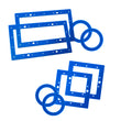 Navy Grip Seal Gasket Kit for Skimmer & Return (4pcs) - Wide Mouth or Square