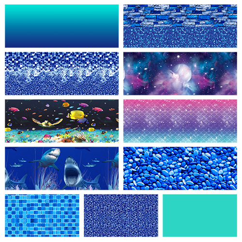 Above Ground Pool Liners - Overlap, Beaded, Unibead