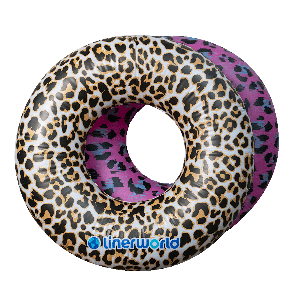 WILD Swim Ring - Leopard Pink or Tan