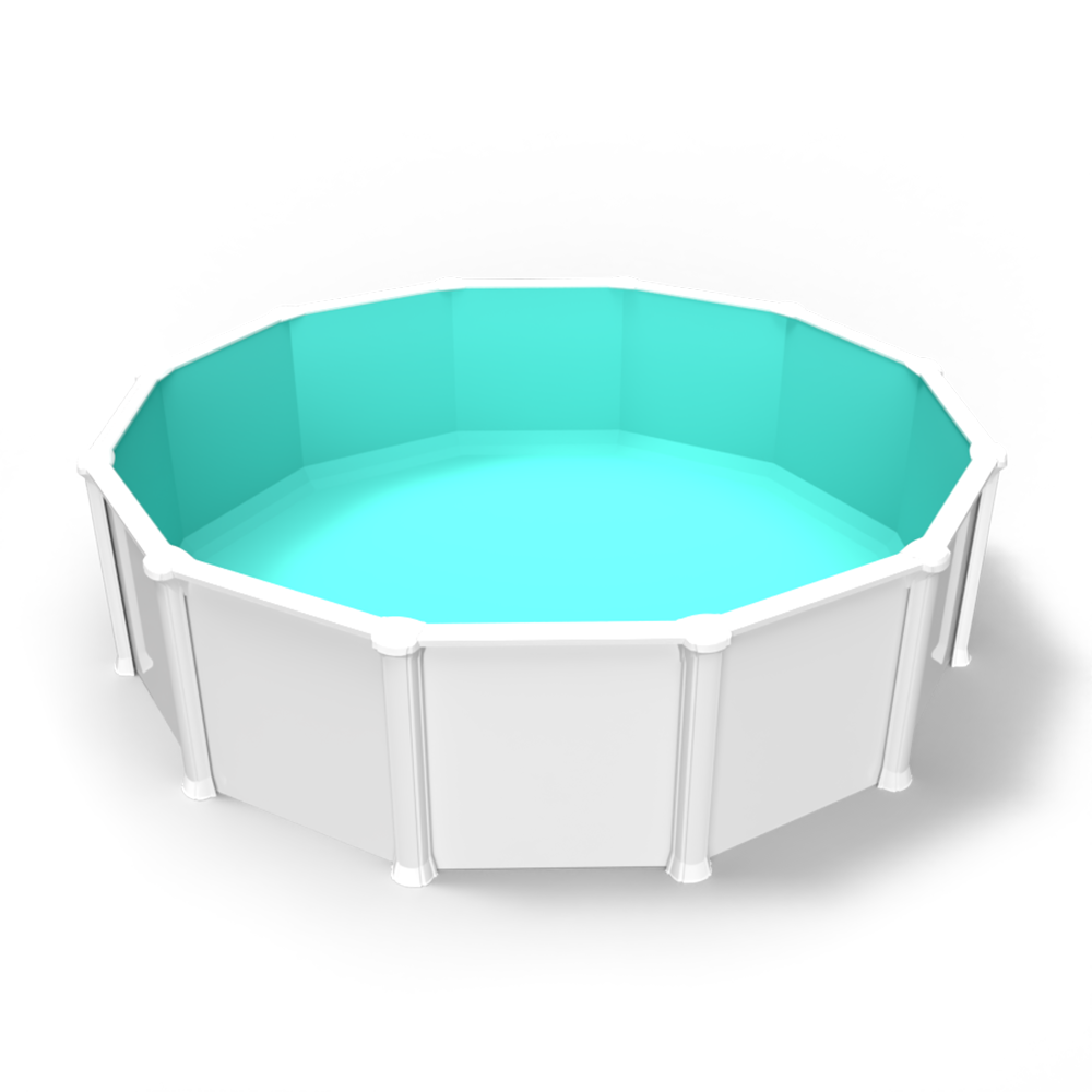 Cabana Boy pool liner design visual for oval pool