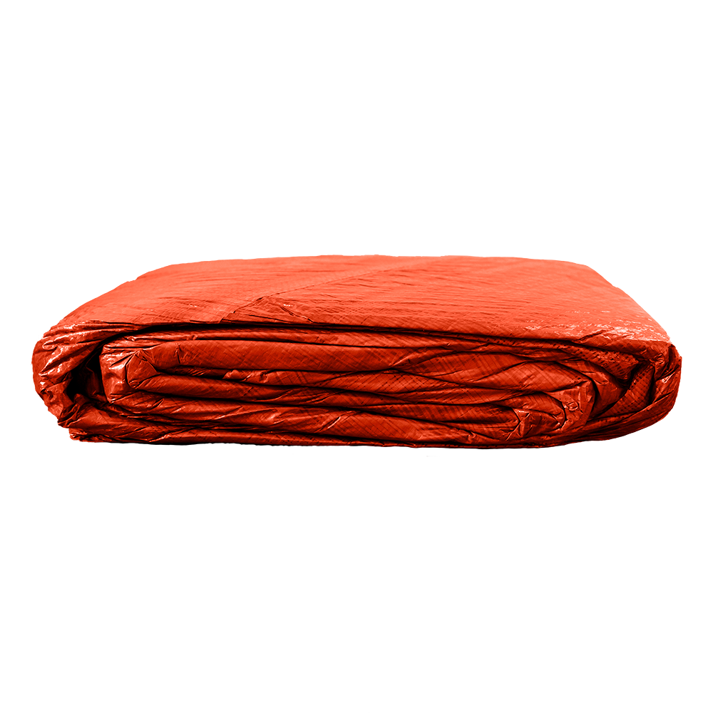 Orange Sturdy Man Pool Cover