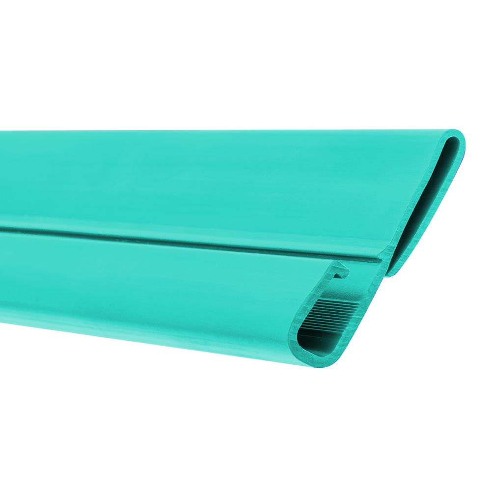 Teal Bead Receiver for Beaded Pool Liners