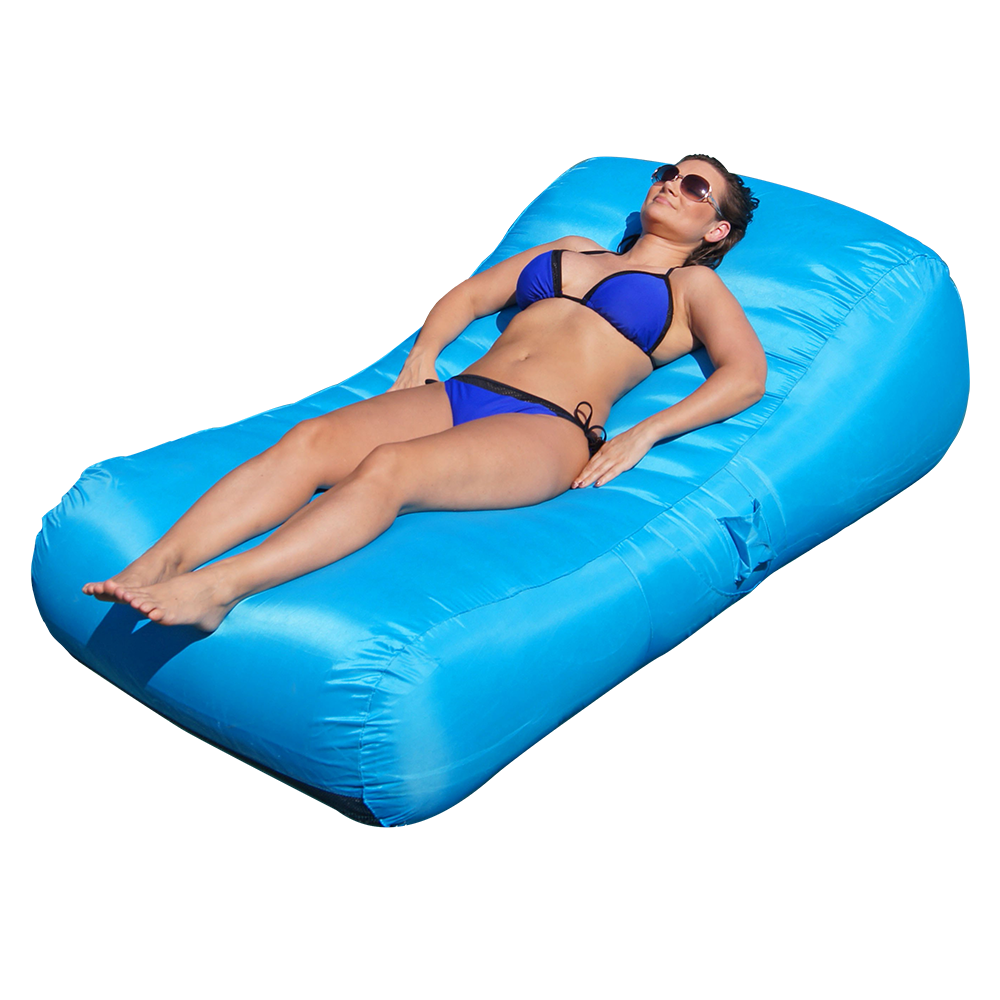 Turquoise Aquadolce Deluxe Inflatable Pool Lounger