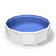 Glimmerglass Beaded Pool Liner in a Round Above Ground Swimming Pool